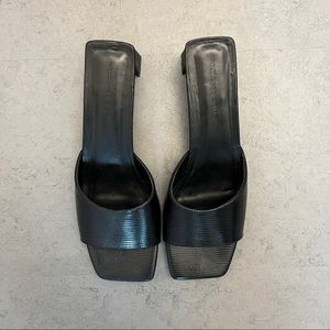 PRINCESS POLLY FAUX SNAKE SKIN LOW HEELS